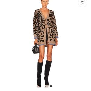 Heartloom Animal Print V-Neck Cardigan revolve